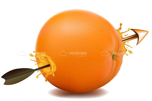 Orange Transversed by Arrow